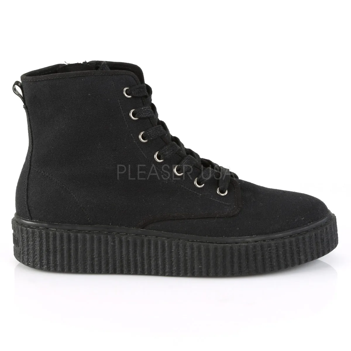 1 Inch Platform SNEEKER-201 Black