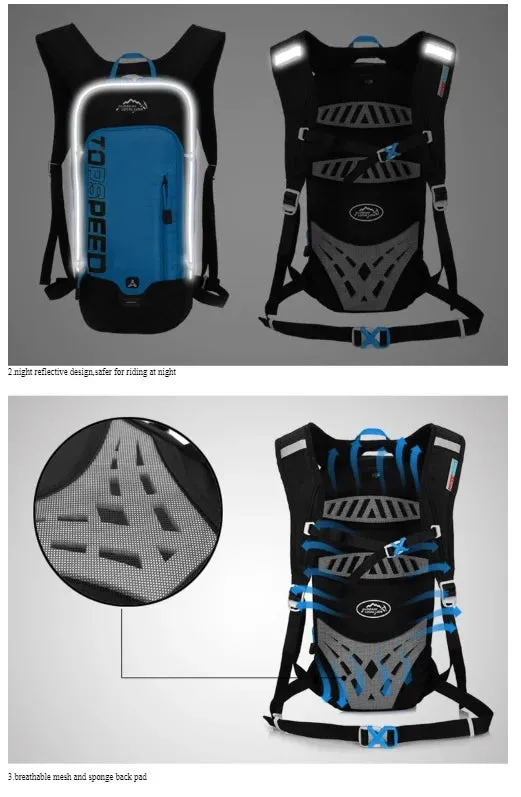 10L Outdoor Sport Hydration Backpack Cycling