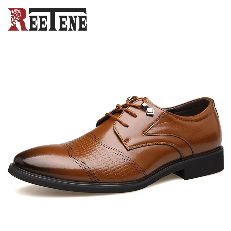 2017 Men Flats Fashion High Quality Genuine Leather Shoes Men,Lace-Up Business Men Shoes,Men Dress Shoes,Summer Oxfords Spring