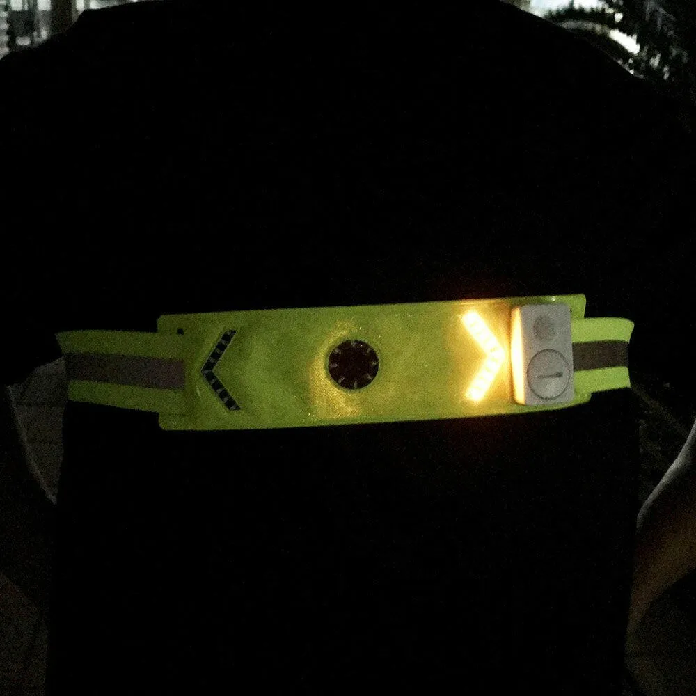 2.4G Wireless Remote Controlled LED Reflective Belt with Turn Light High Visibility