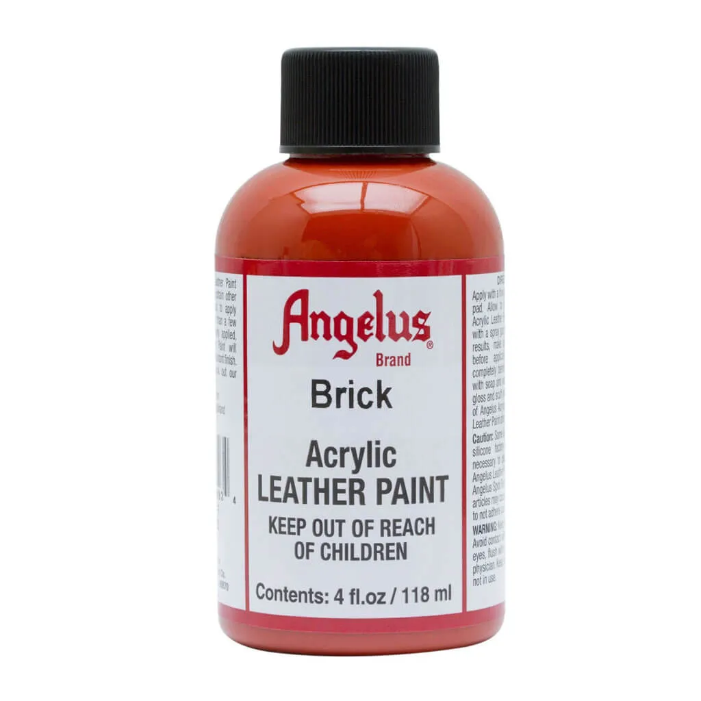 Acrylic Leather Paint 4oz Brick