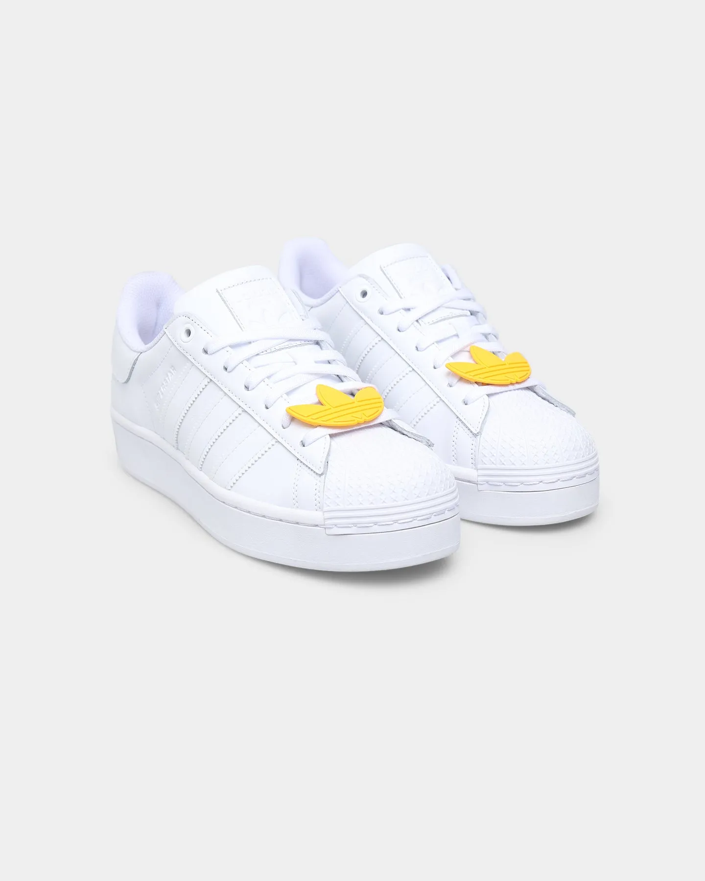 Adidas Women's Superstar Bold Cloud White/Cloud White/Matte Gold