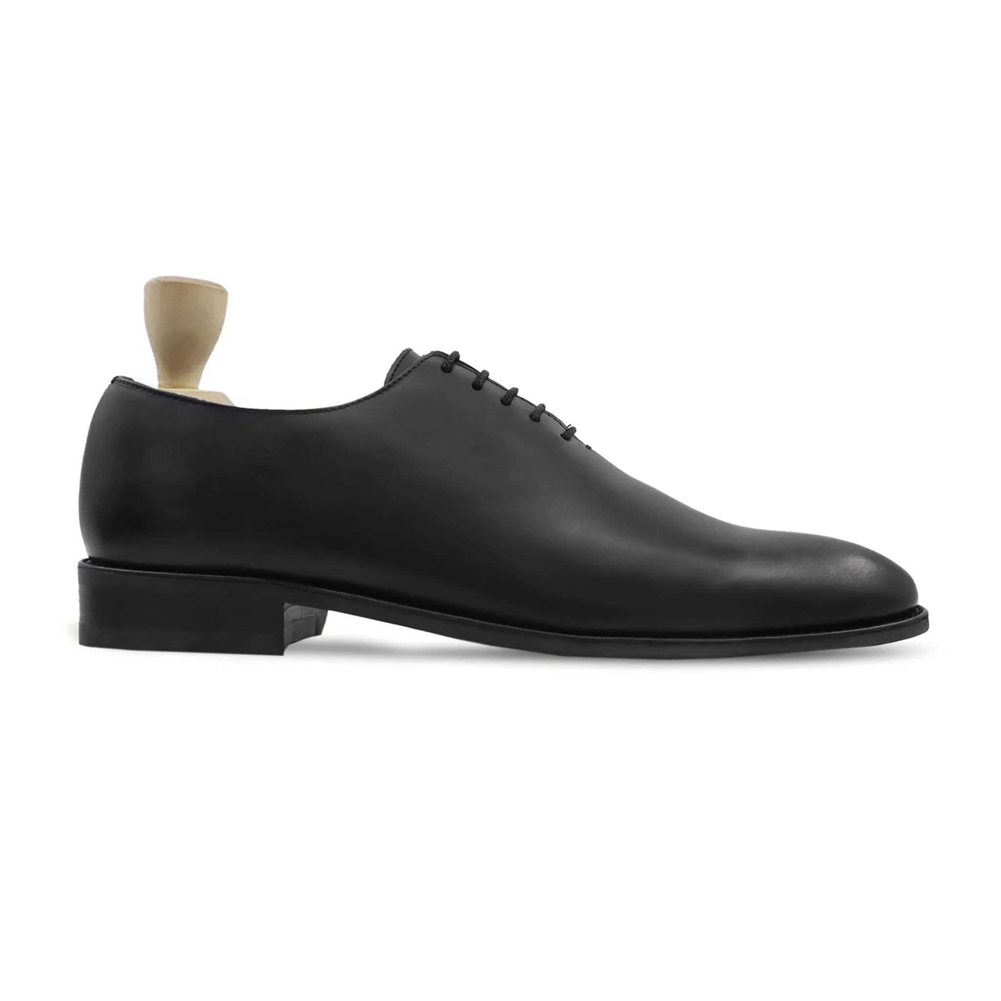 Aristocrat - Men's Black Calf Leather Wholecut Shoe