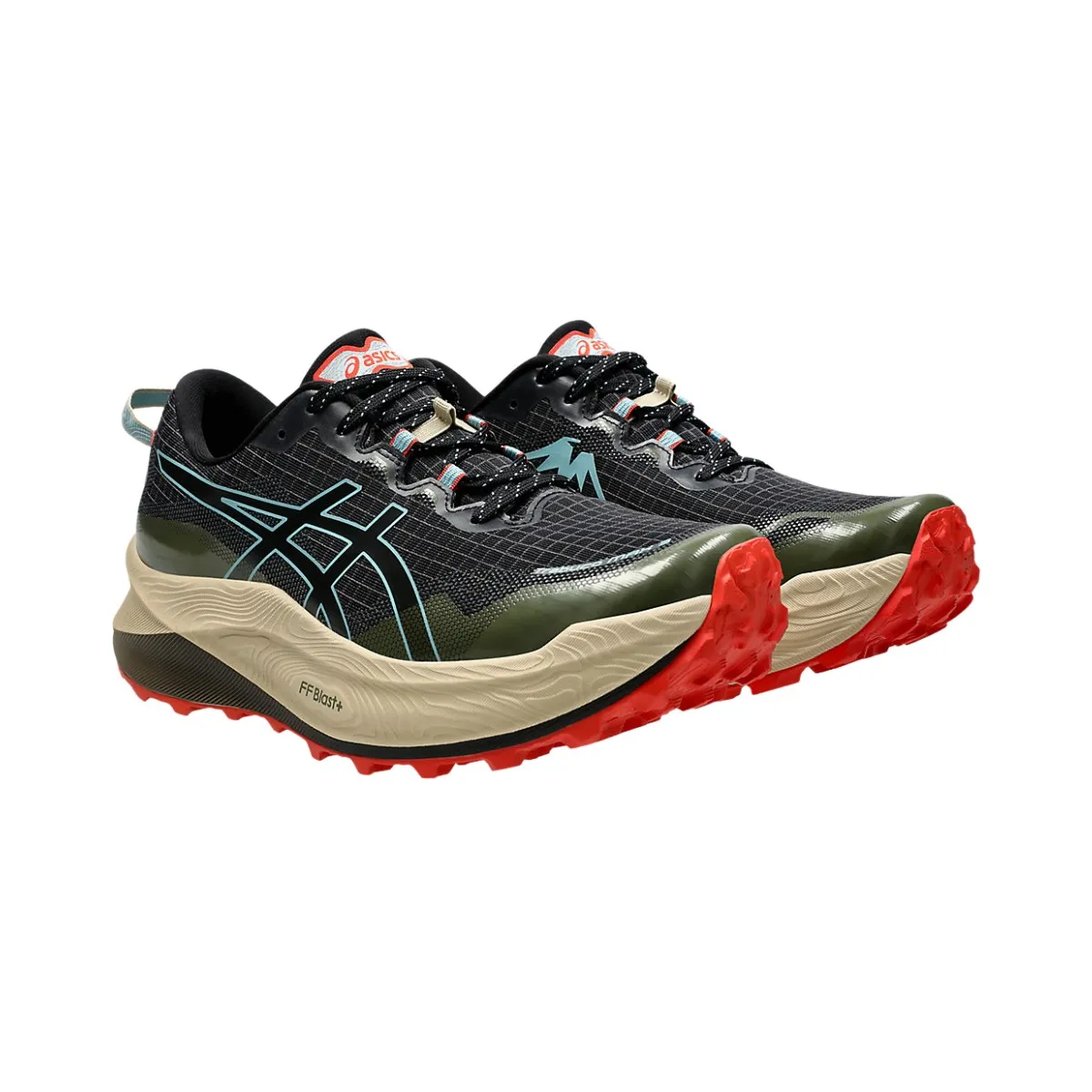 Asics Trabuco Max 3 Shoes Black Green AW24