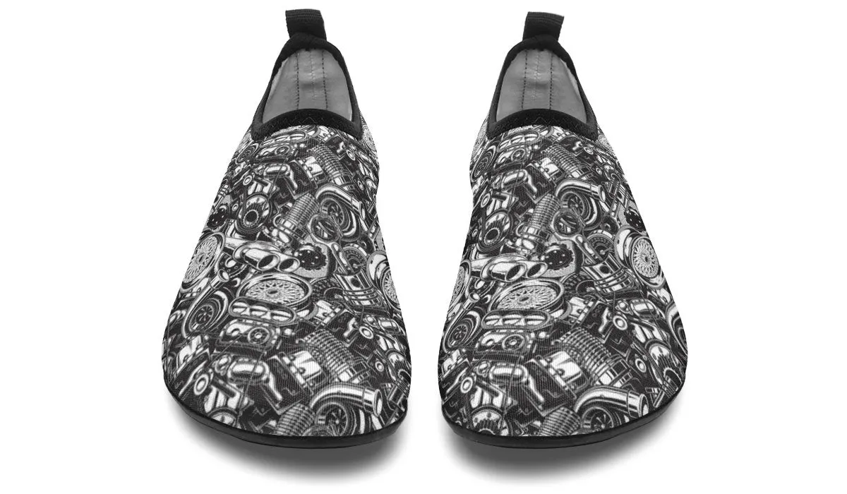 Automobile Parts Aqua Barefoot Shoes