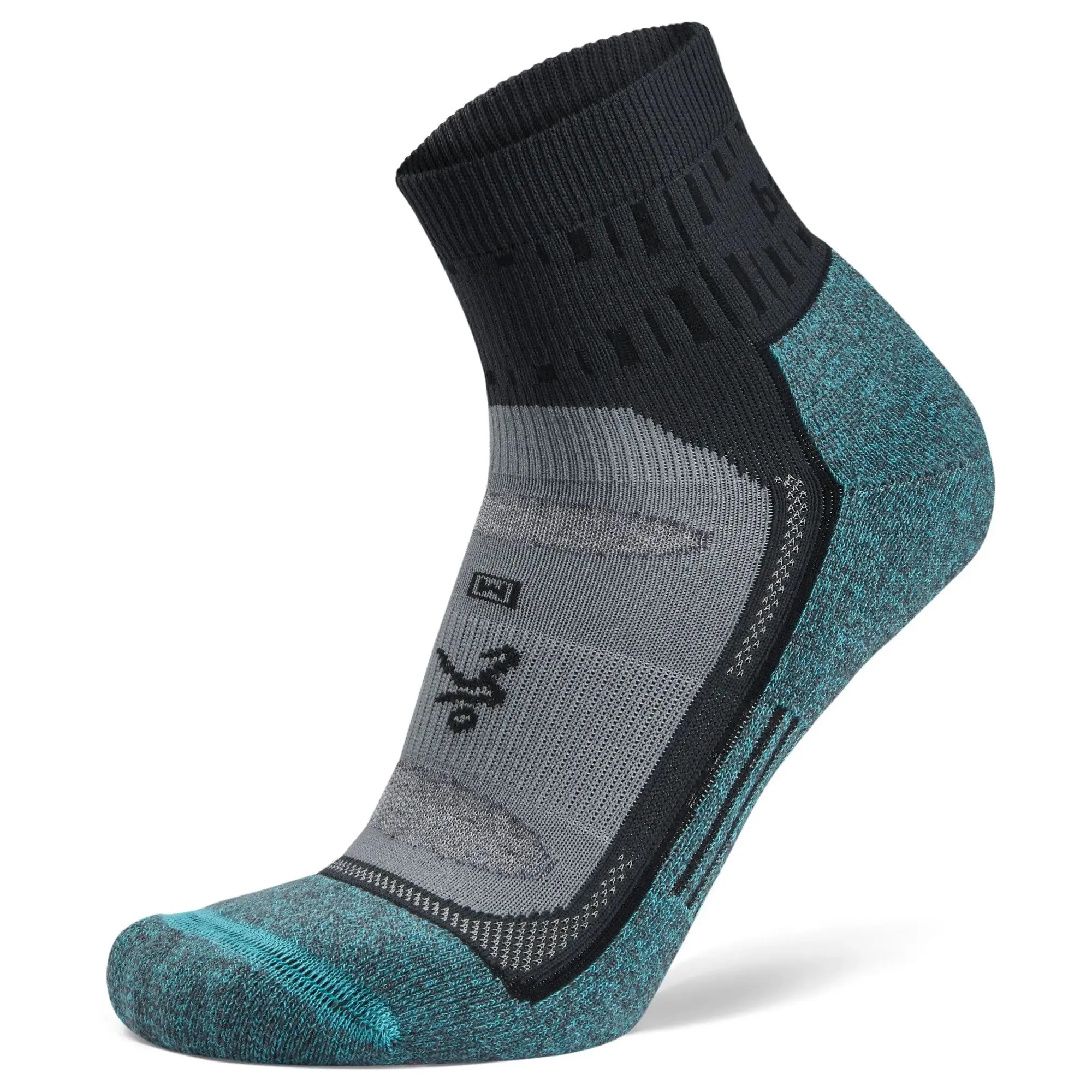 Balega | Blister Resist Quarter | Mohair | Grey/Blue