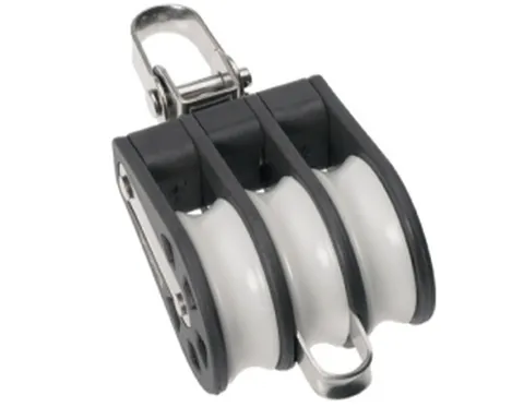 Barton Triple Swivel & Becket Plain Bearing Block - Size 3 - 45mm Sheave