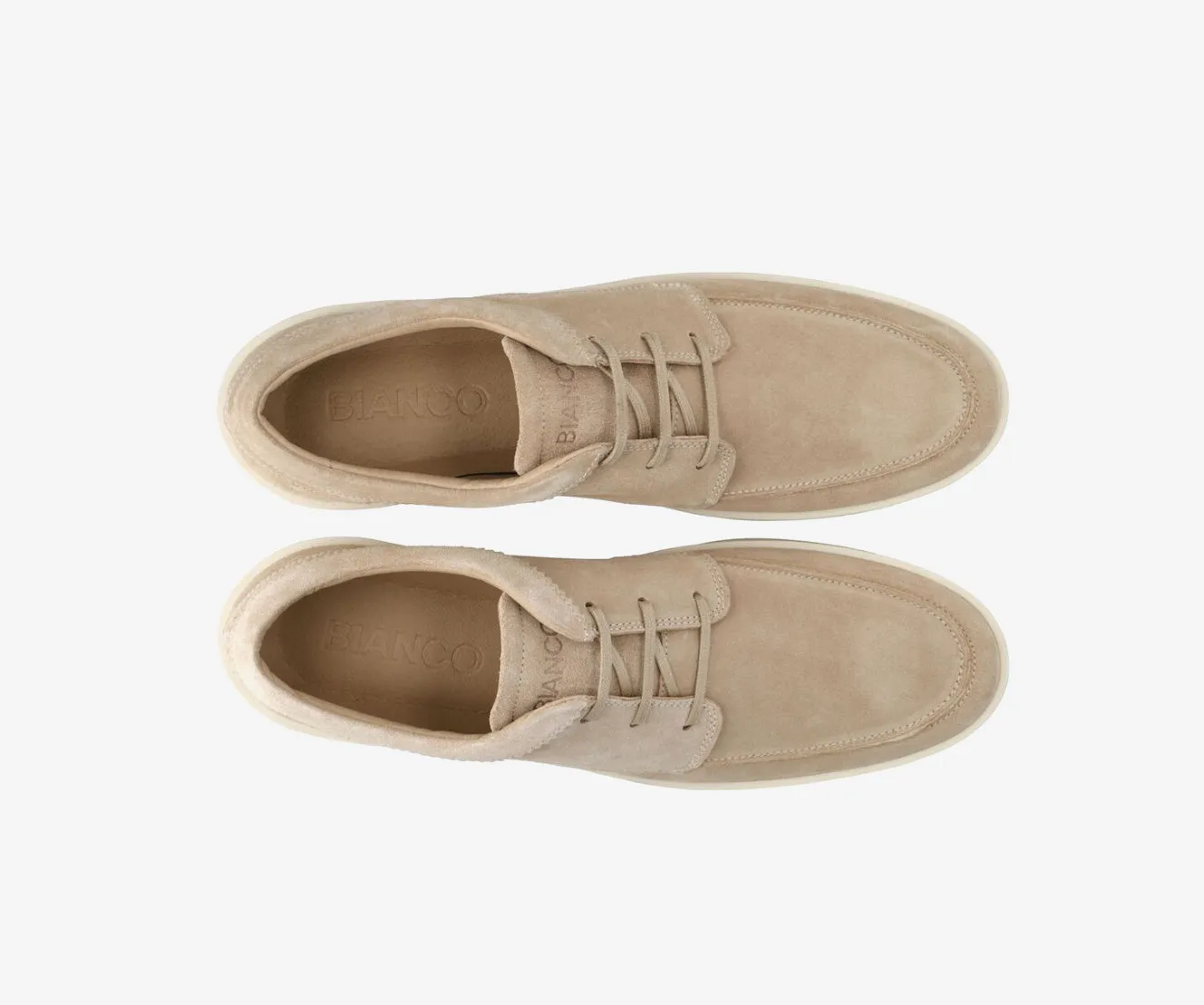 BIANCO Biatom Suede Lace Shoe | SAND