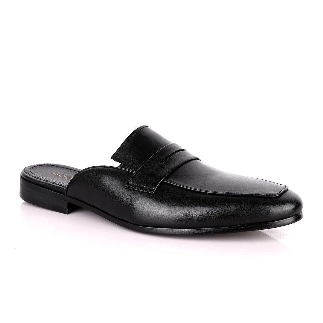 Billionaire Classy Black Mole Leather Shoe