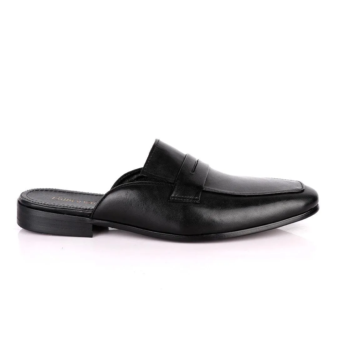 Billionaire Classy Black Mole Leather Shoe