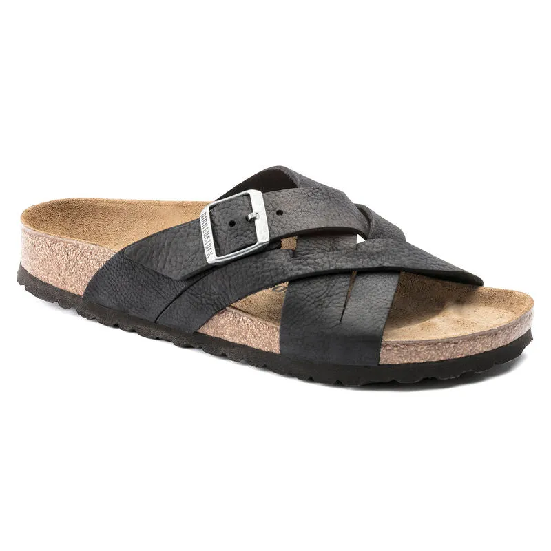 Birkenstock Womens Lugano Oiled Leather Sandal