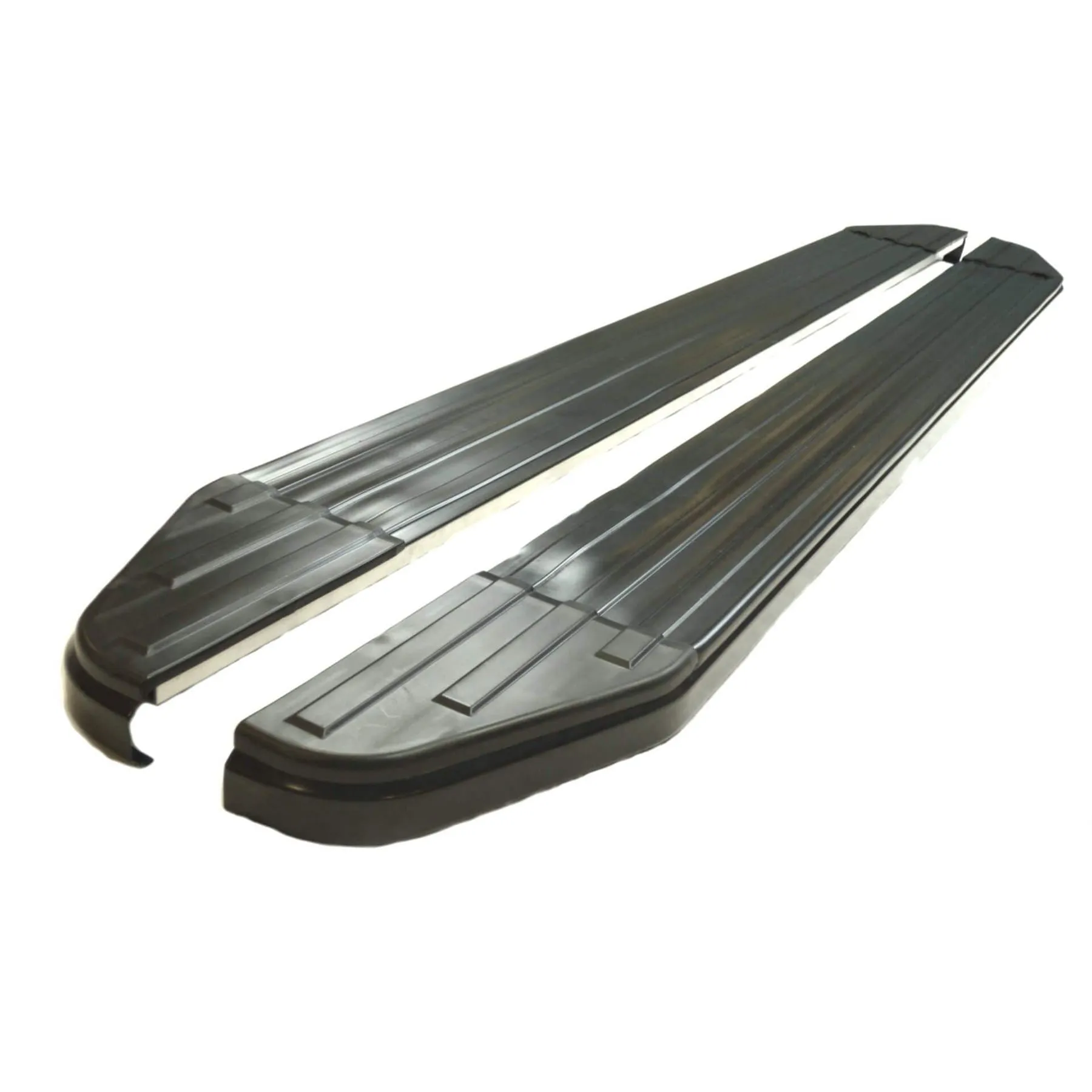 Black Raptor Side Steps Running Boards for Nissan Qashqai 2021 