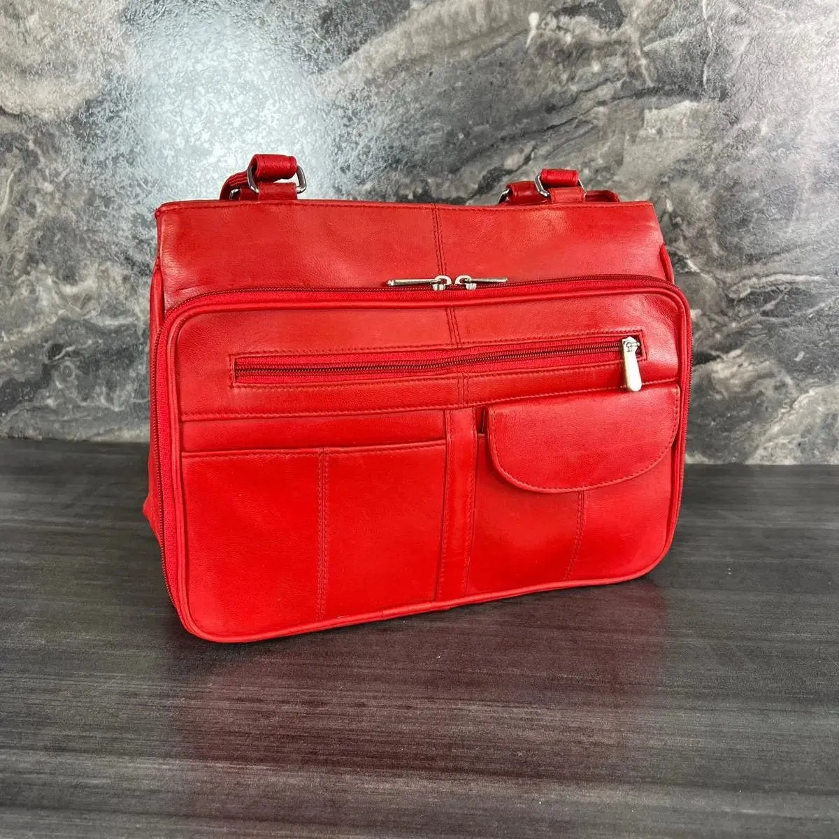 BOL 2 Handle Leather Bag