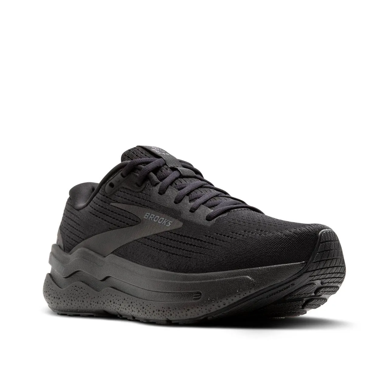 Brooks Ghost Max 2 Wide (Womens) - Black/Black/Ebony