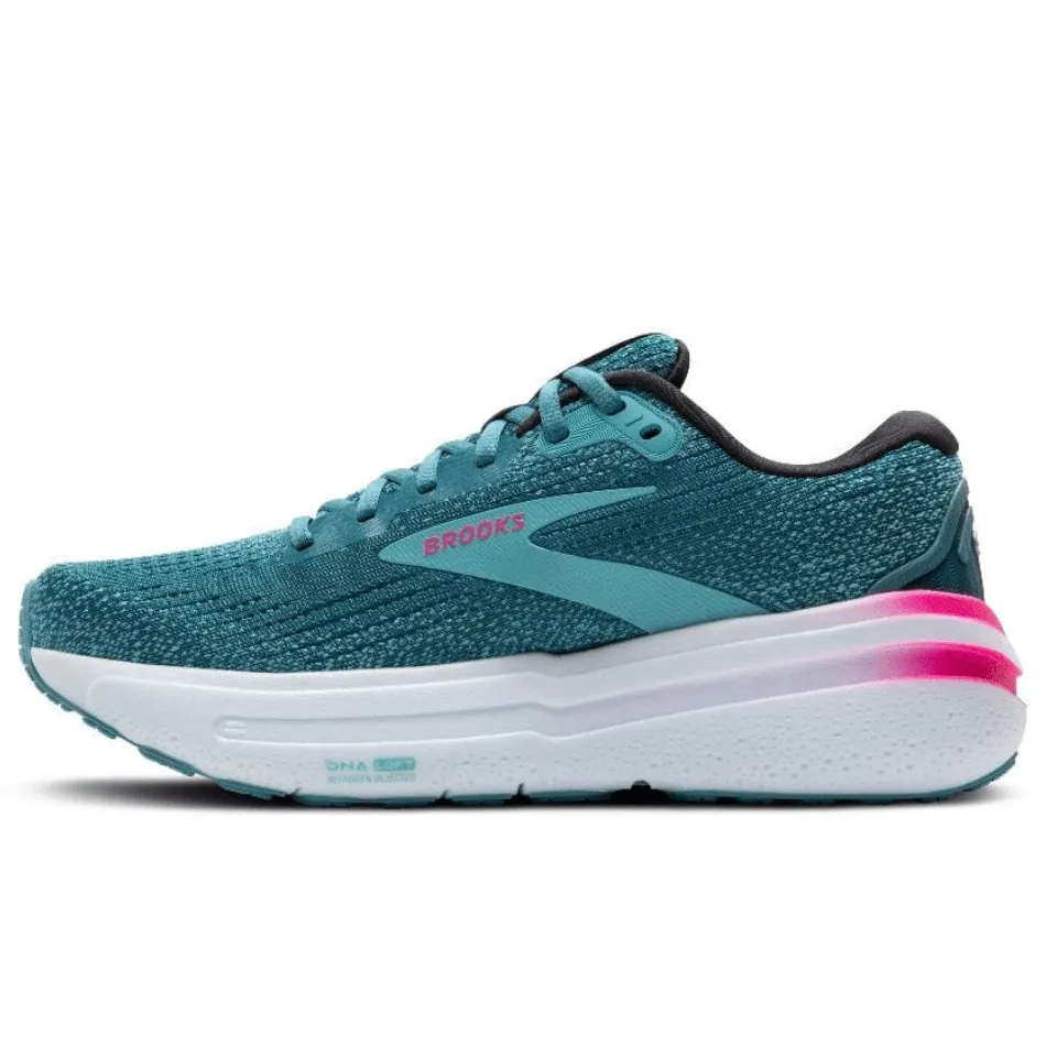 Brooks Ghost Max 2 Women's Running Shoes AW24 Storm Blue/Knockout Pink/Aqua