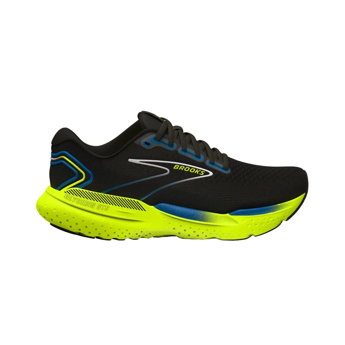 Brooks Glycerin GTS 21 Black Green Shoes AW24