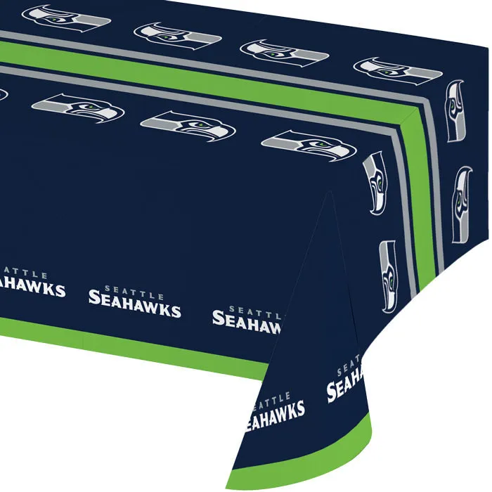 Bulk Seattle Seahawks Plastic Table Covers (12 per Case)