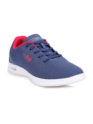 Campus Women Blue Mesh Running Marking Shoes