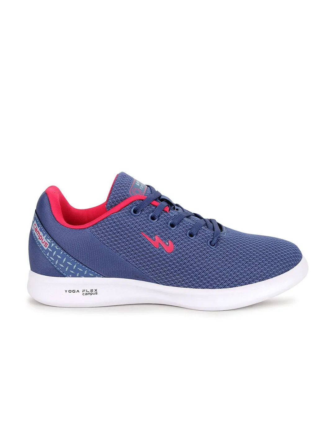 Campus Women Blue Mesh Running Marking Shoes