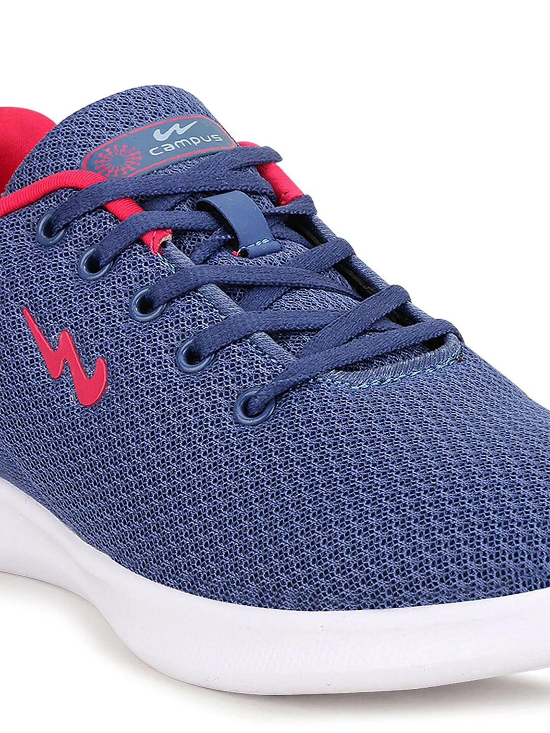 Campus Women Blue Mesh Running Marking Shoes