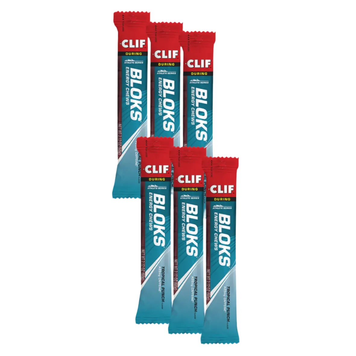 Clif Bar - Clif Bloks Energy Chews - Tropical Punch (with caffeine)