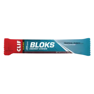 Clif Bar - Clif Bloks Energy Chews - Tropical Punch (with caffeine)