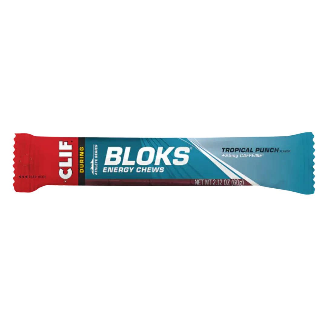 Clif Bar - Clif Bloks Energy Chews - Tropical Punch (with caffeine)