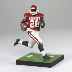 College Football series 1 Adrian Peterson action figure (Oklahoma Sooners) by McFarlane Toys