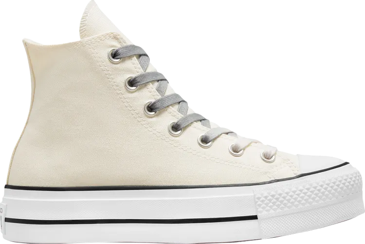 Converse Wmns Chuck Taylor All Star Lift Platform Ombre High Egret Sneakers, Cream