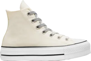 Converse Wmns Chuck Taylor All Star Lift Platform Ombre High Egret Sneakers, Cream