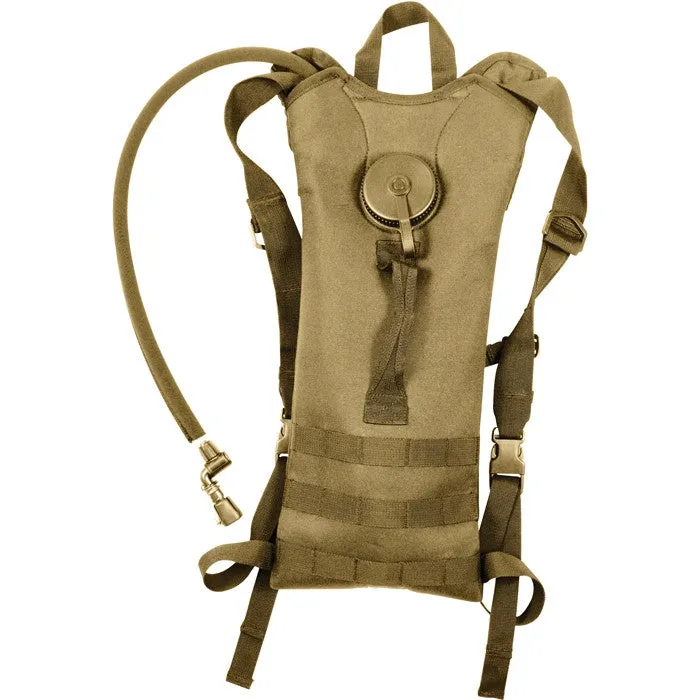 Coyote Brown - Tactical MOLLE Backstrap 3-Liter Hydration System