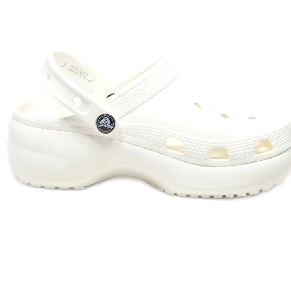 Crocs Classic Clogs Rubber White Colour For Women