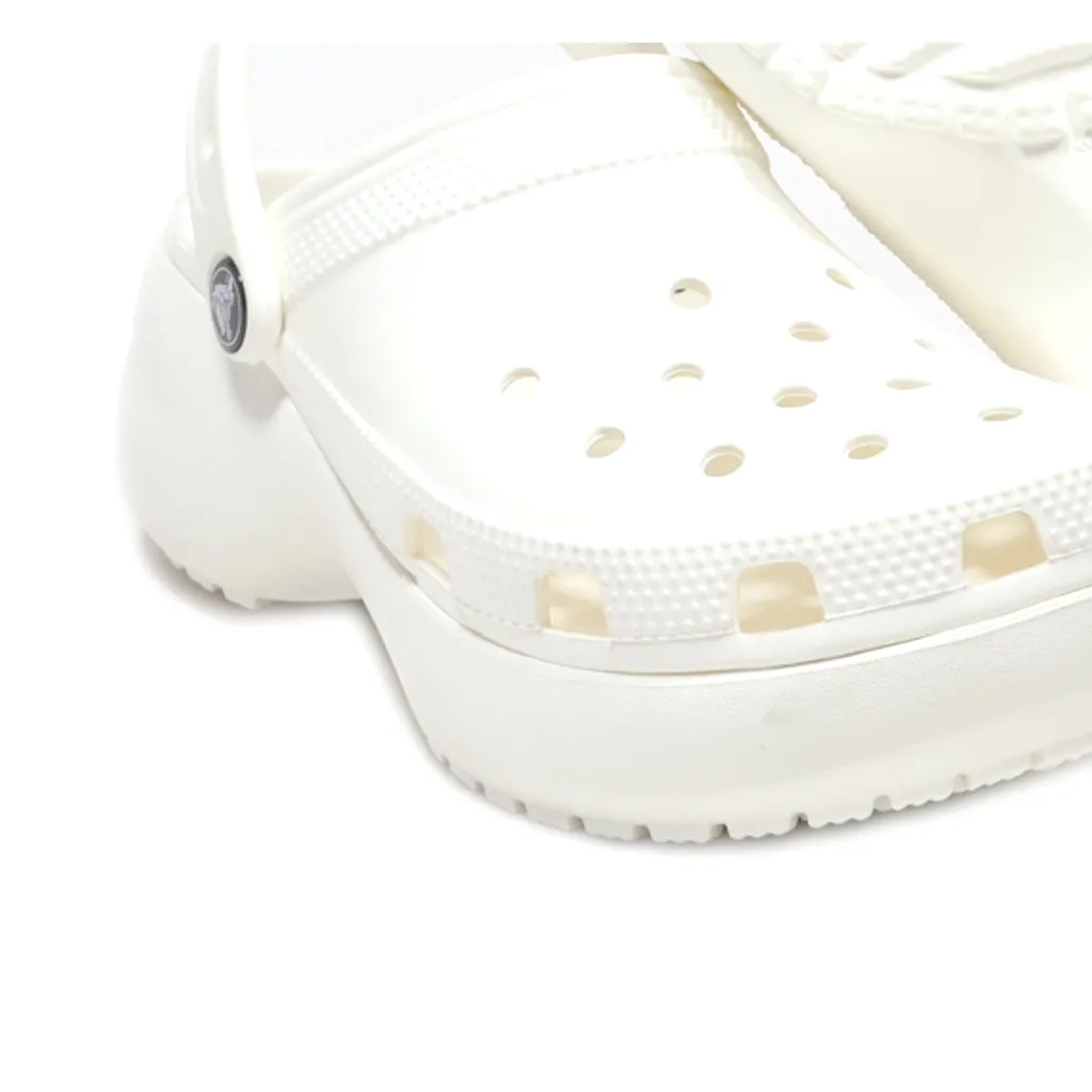 Crocs Classic Clogs Rubber White Colour For Women