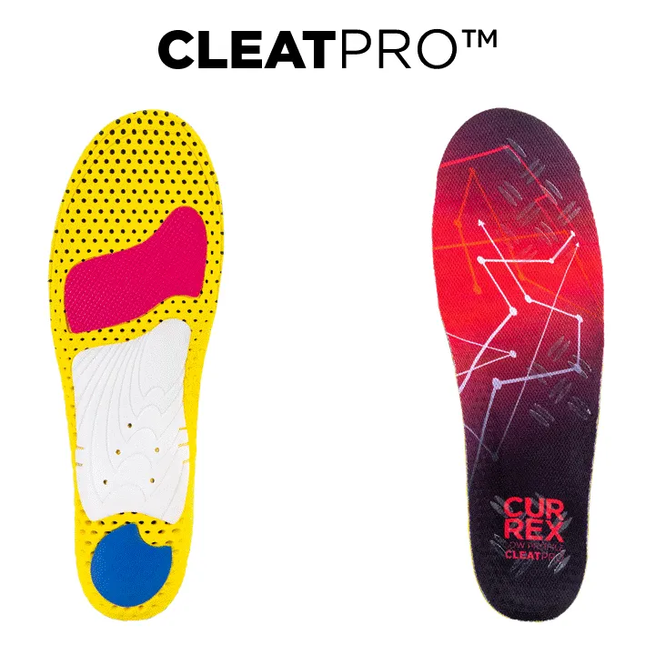 CURREX® CLEATPRO™ Insoles | Sports Insoles for Soccer Cleats, Football Cleats, Spikes, & Field Sport Shoes