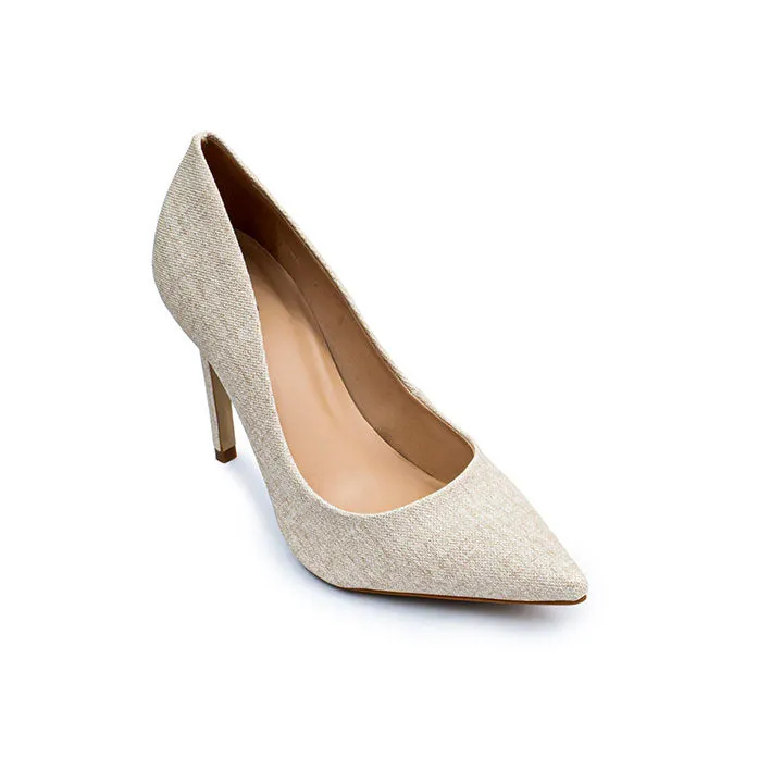 Denim Edit Pointed Pump BCR 021