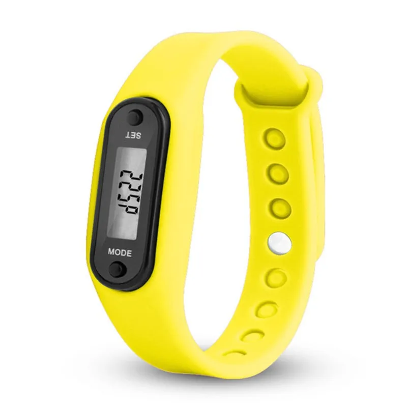 Digital LCD Wrist Band with Pedometer for Running, Walking and Jogging (for Kids and Adults)