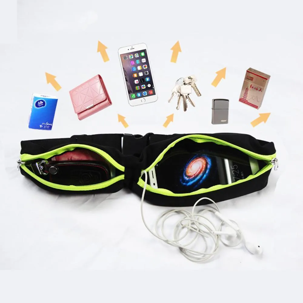 Dual Pocket Running Belt