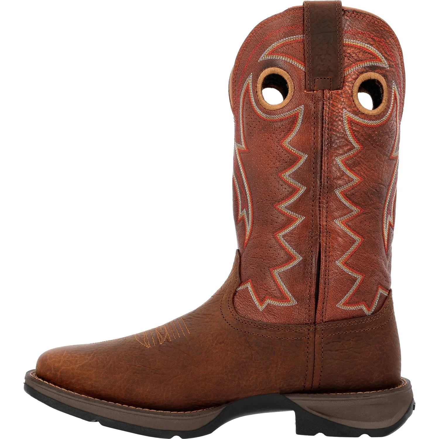 Durango Mens Rebel Ventilated Western Cimarron Brown Leather Cowboy Boots