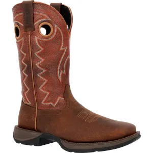 Durango Mens Rebel Ventilated Western Cimarron Brown Leather Cowboy Boots