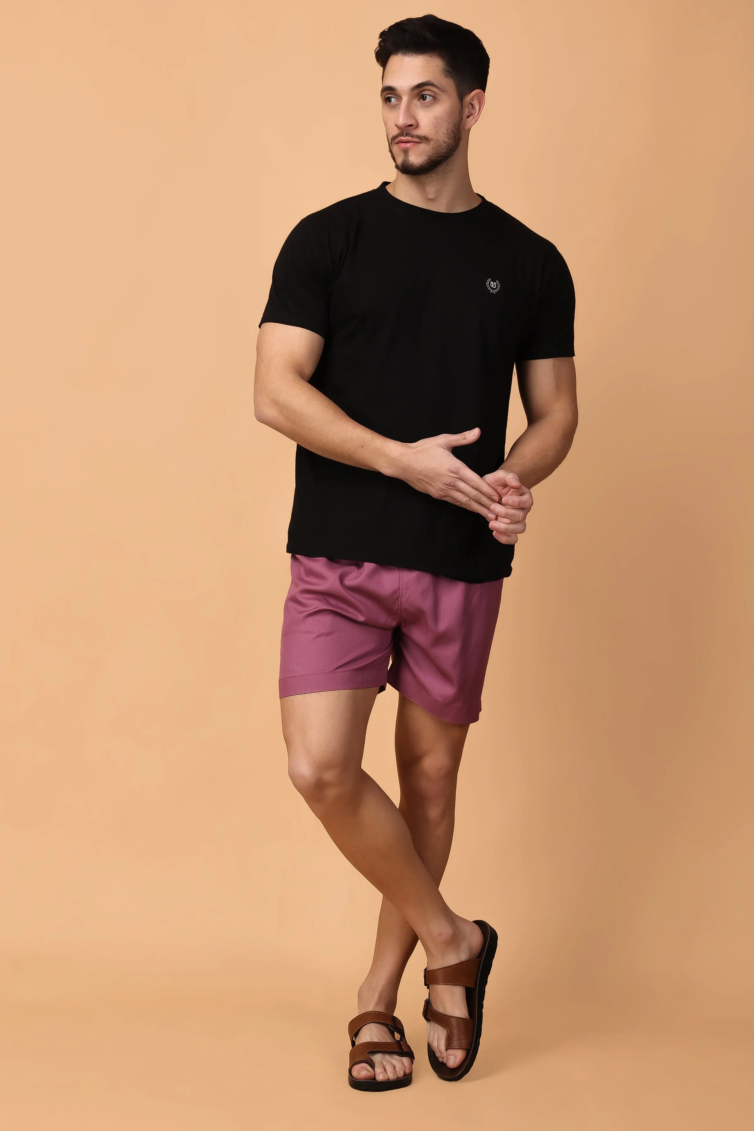 Dusty Plum Comfort Shorts