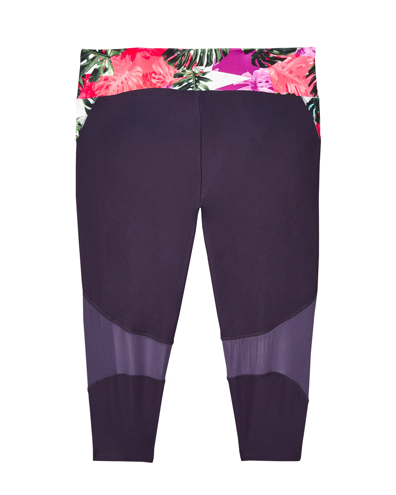 Dyer Capri Tights | Magenta / Navy