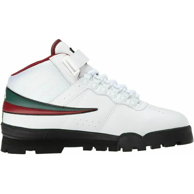 Fila Men's F-13 Shoes - White / Sycamore / Red