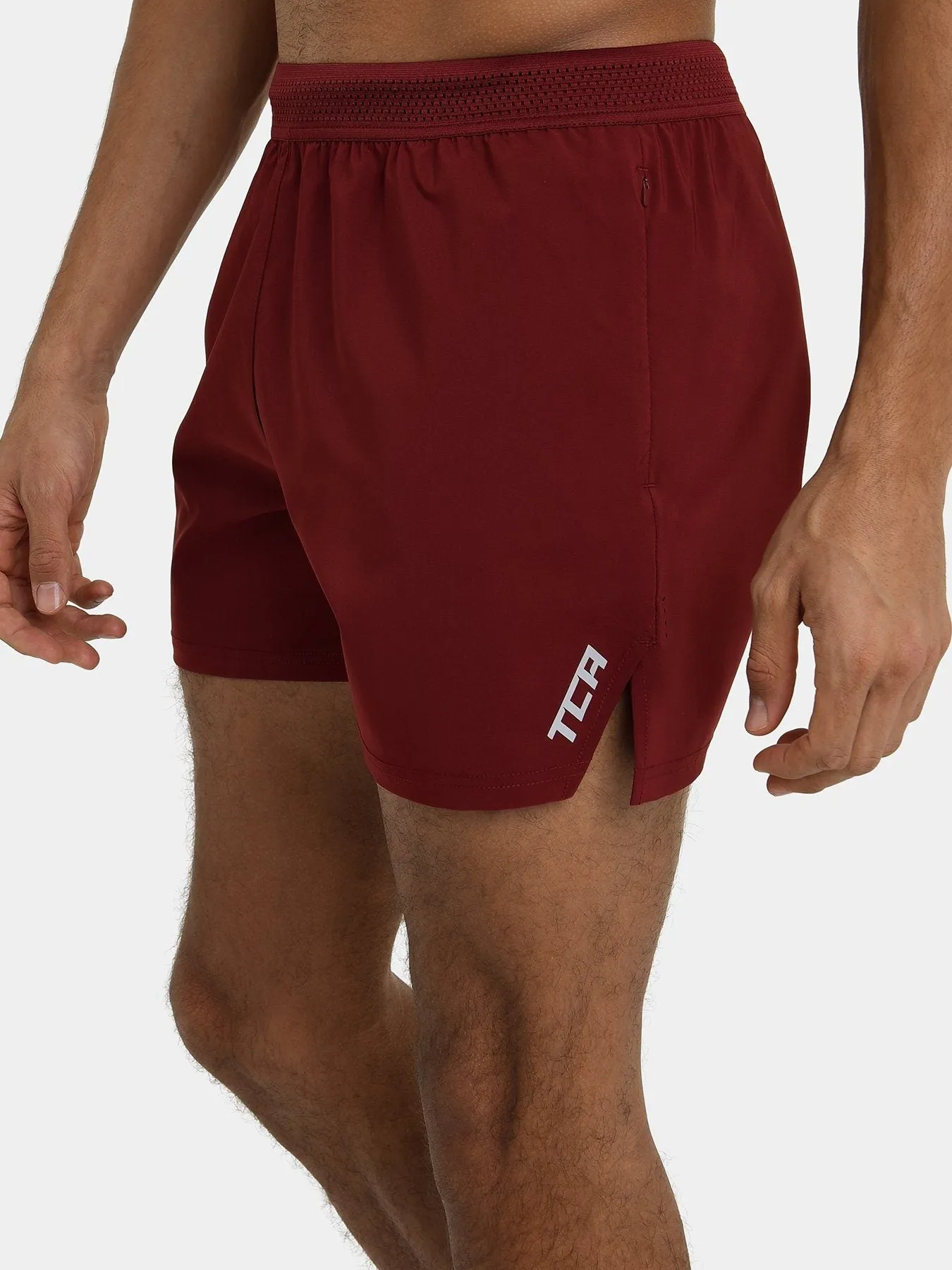 Flyweight Running Short With Zip Pockets & Relective Strips