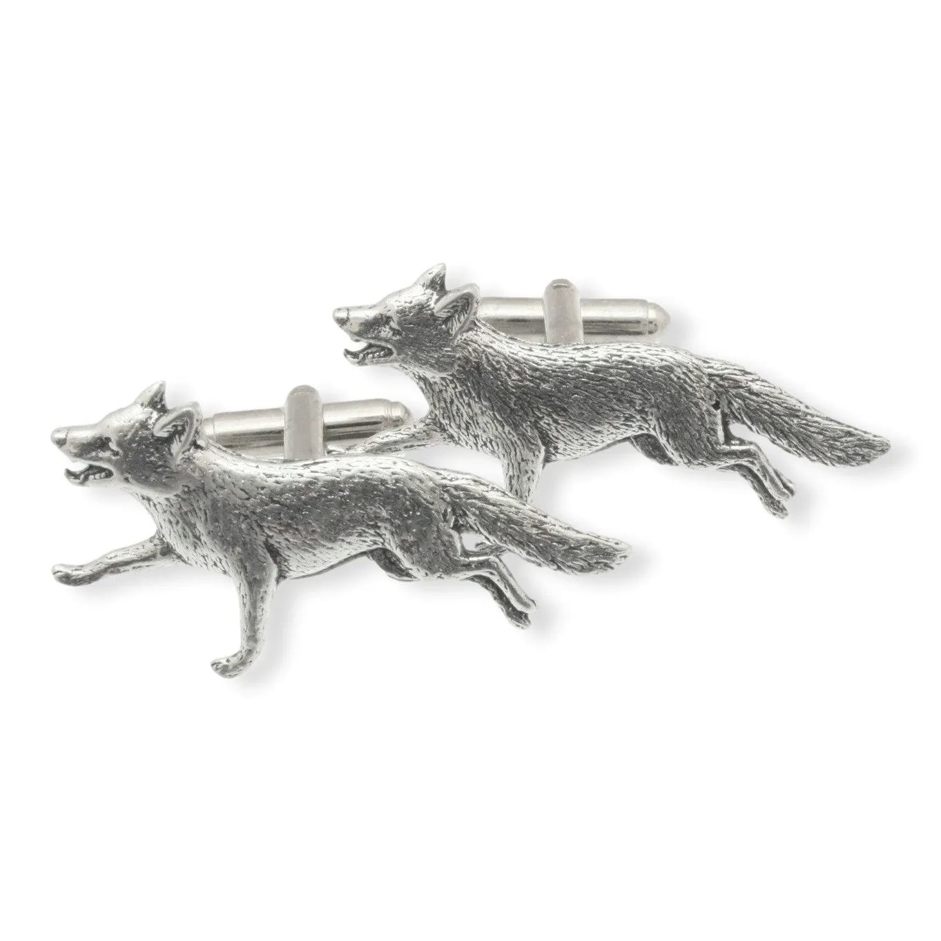 Fox Running Cufflinks with Gift Box