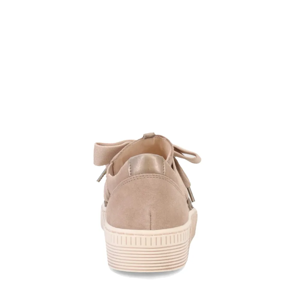 Gabor Women's Bow Sneaker in Eclisse Taupe