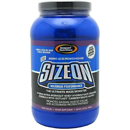 Gaspari Nutrition SizeOn Max Performance Grape 3.49 lb Powder