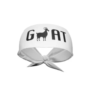 GOAT Tie Headband (White)