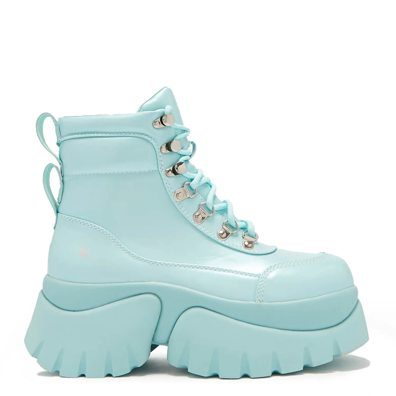 Gooey Baby Blue Platform Boots-Size 10-Clearance