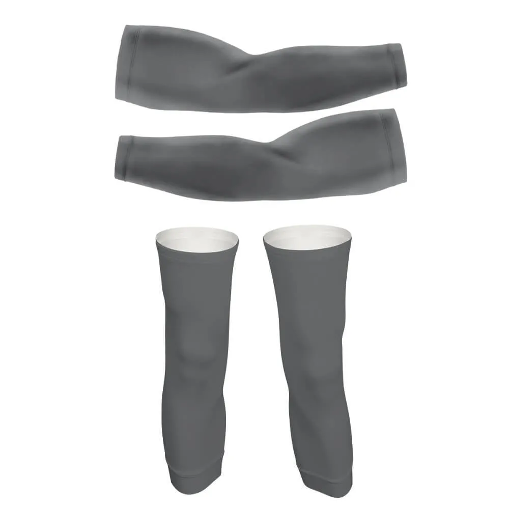 Grey - Arm And Leg Sleeves