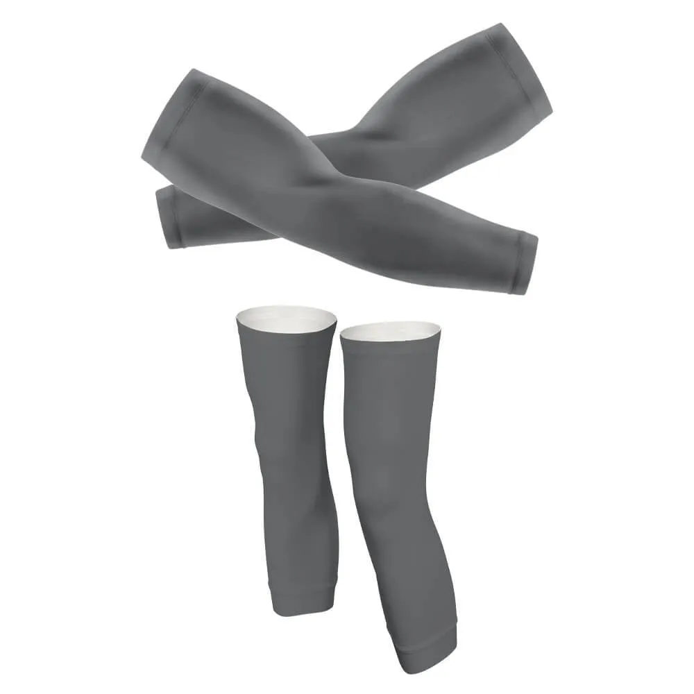 Grey - Arm And Leg Sleeves